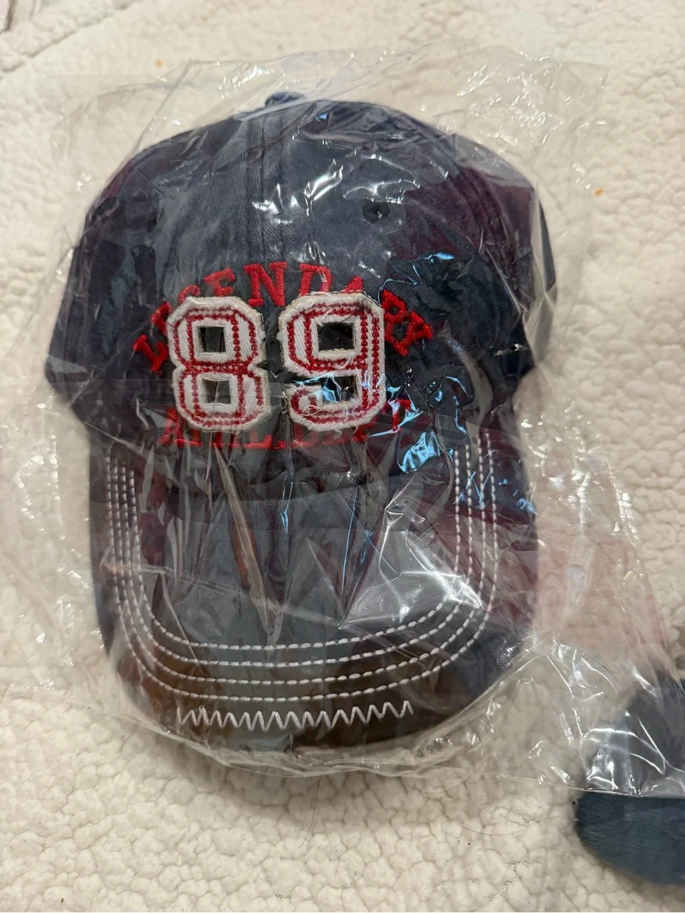 Legendary Athletic 89 Embroidered Baseball Cap - Navy